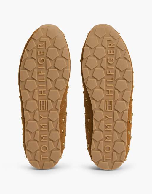 Tommy Hilfiger Sneaker aus Wildleder mit Nieten in Ginger Clay, 5 von 7