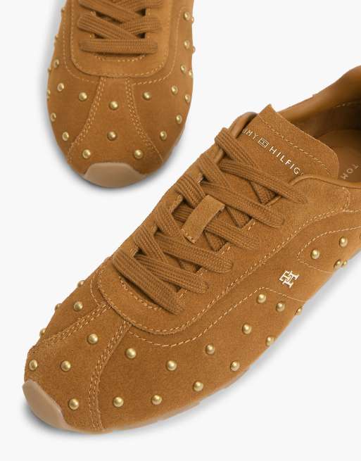 Tommy Hilfiger Sneaker aus Wildleder mit Nieten in Ginger Clay, 6 von 7