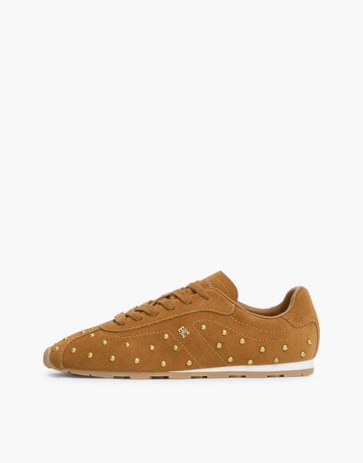 Tommy Hilfiger Sneaker aus Wildleder mit Nieten in Ginger Clay, 7 von 7