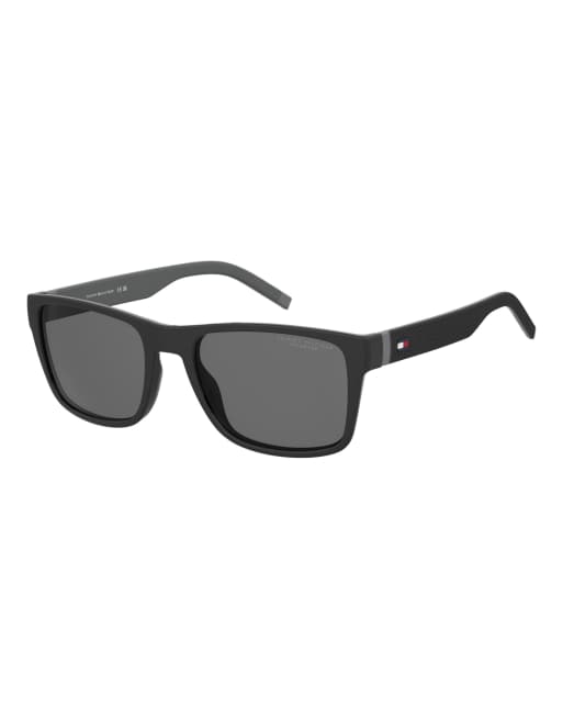 Tommy Hilfiger Sonnenbrille mit grauen polarisierten Gläsern in Schwarz, 4 von 7