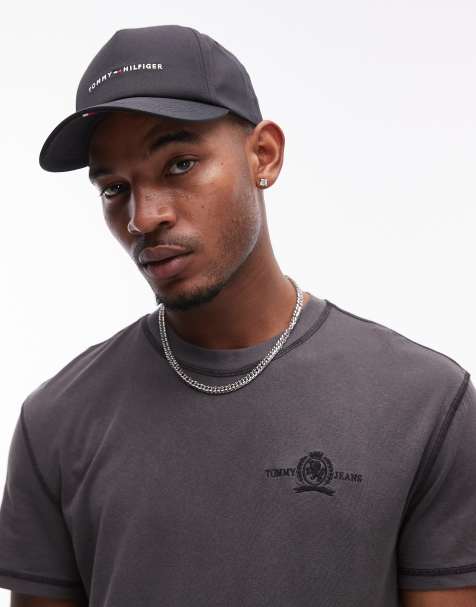 Tommy Hilfiger - Sort kasket med lineært logo - view 1