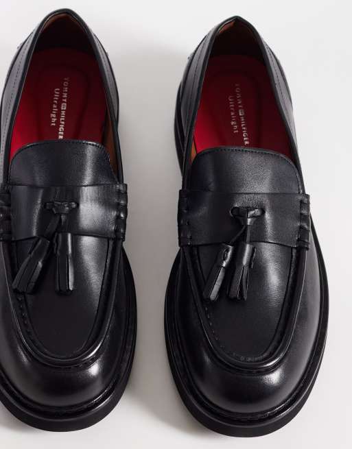 Tommy Hilfiger - Sorte loafers med kvaster, 3 af 4