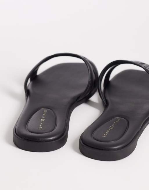 Tommy Hilfiger - Sorte sandaler med logorem , 4 af 4