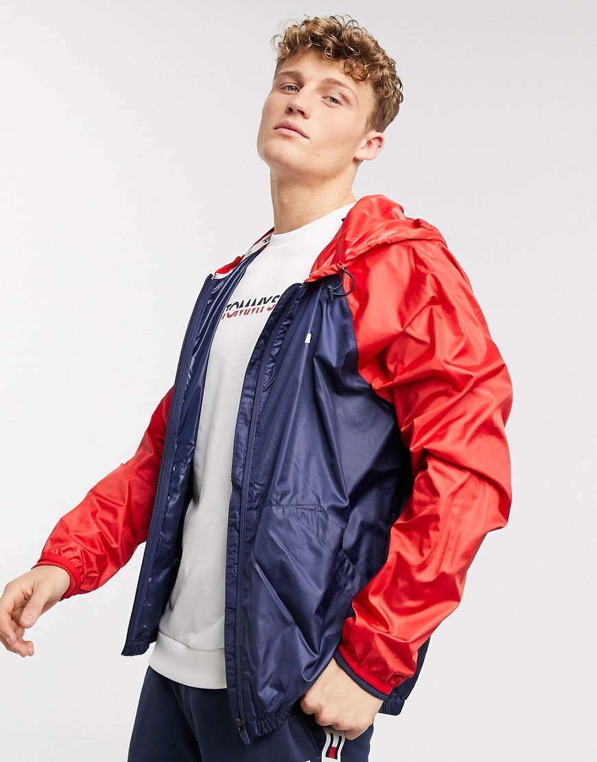 Tommy Hilfiger Sport back logo windbreaker jacket-Navy