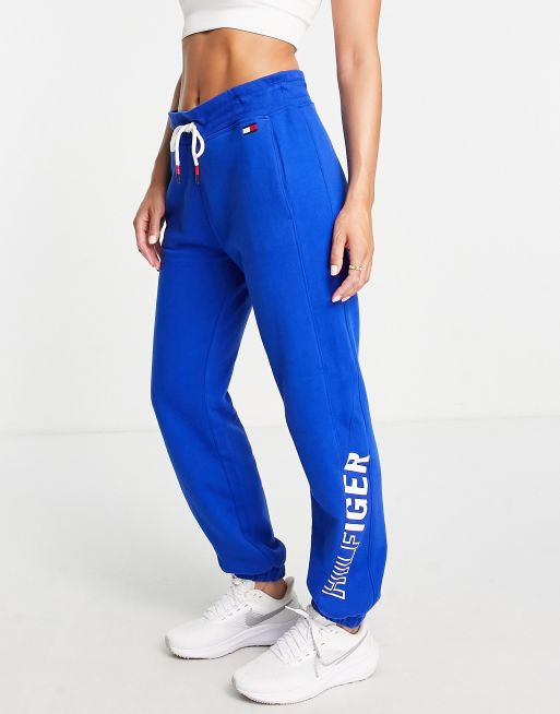 Blue tommy hilfiger store joggers