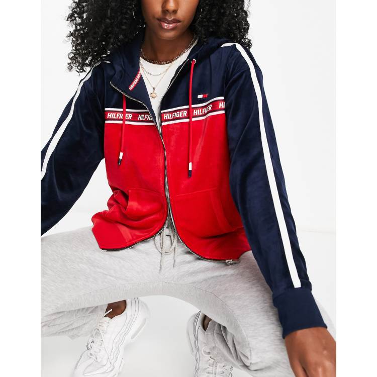 Tommy hilfiger colour block zip through jacket new arrivals