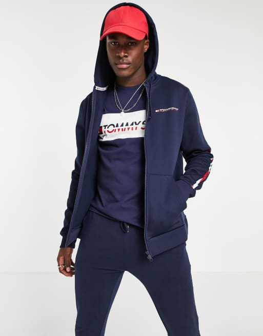 Tommy hilfiger hot sale hoodie tape