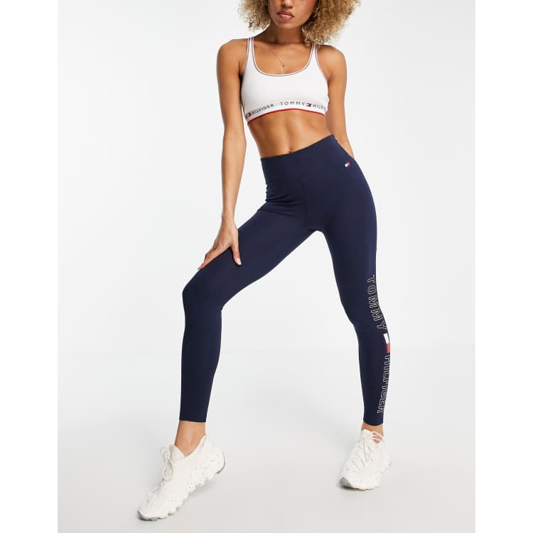  Tommy Hilfiger Sport Womens Star Print Printed Cropped Athletic  Leggings Navy M : Clothing, Shoes & Jewelry