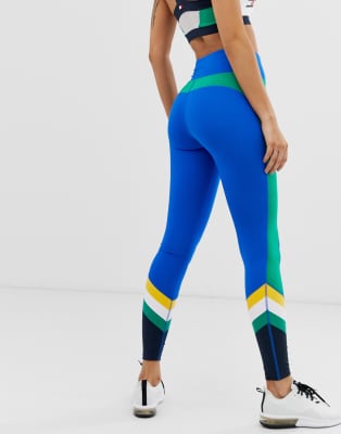 tommy hilfiger blue leggings