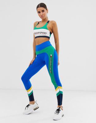 tommy hilfiger sport logo leggings