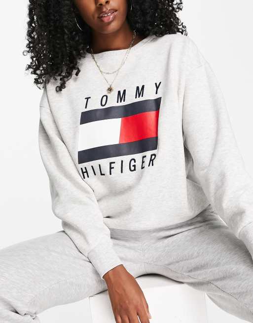 Tommy Hilfiger Sport oversized boyfriend logo sweatshirt in | ASOS