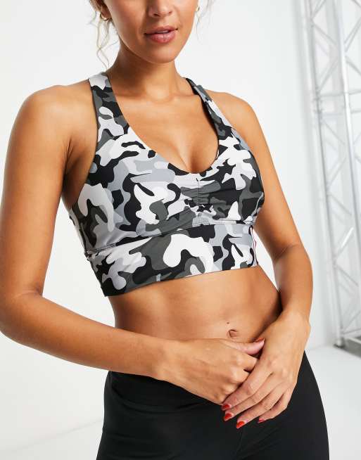 Tommy Hilfiger Scoop Neck Long Line TOMMY Graphic Sports Bra Logo Print  Size XL