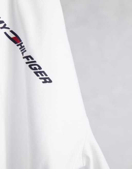 Tommy Hilfiger – Sport – Vit t-shirt med logga, 2 av 4