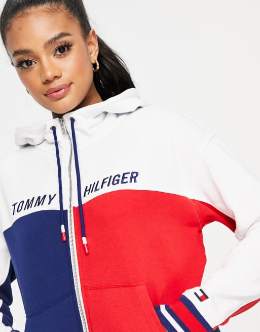 Tommy hilfiger women's hot sale zip up hoodie