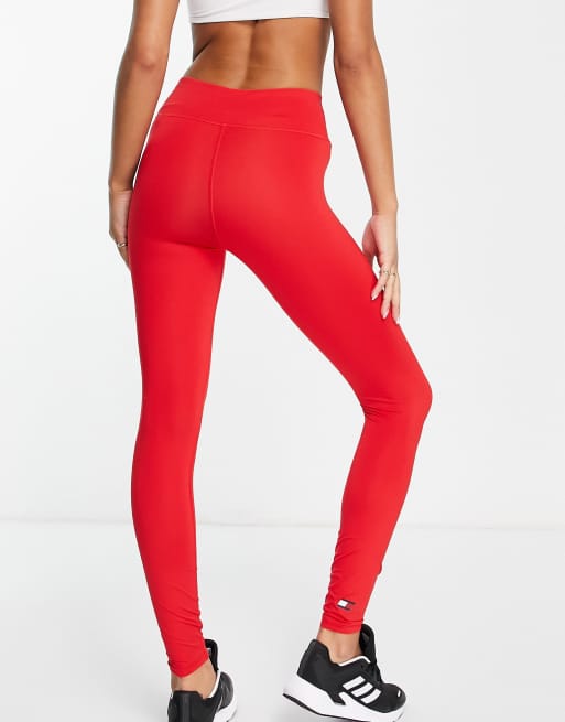 Red tommy deals hilfiger leggings