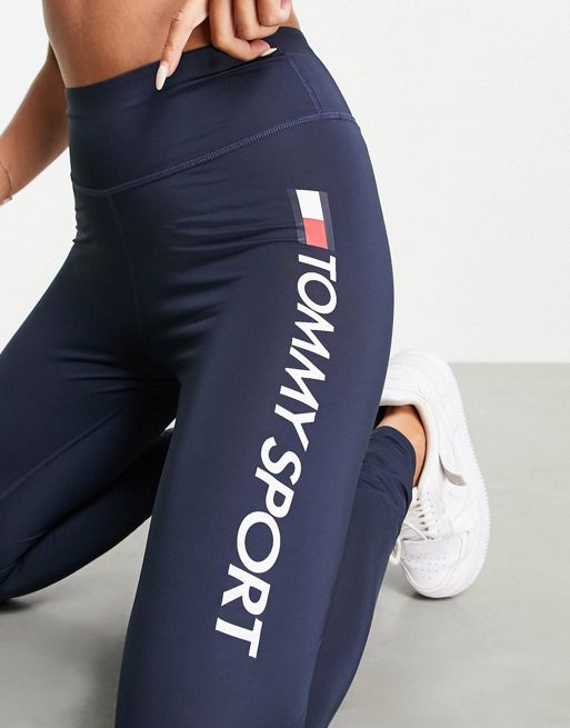 Tommy Sport high waisted legging in navy