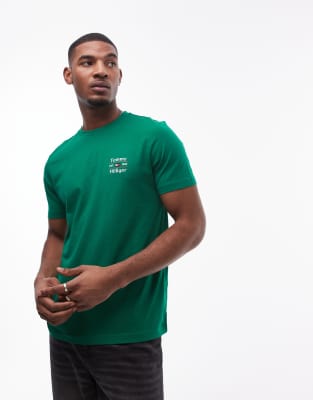 stack logo t-shirt in green