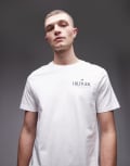 [Tommy Hilfiger] Tommy Hilfiger stack logo t-shirt in white Chest 42 White