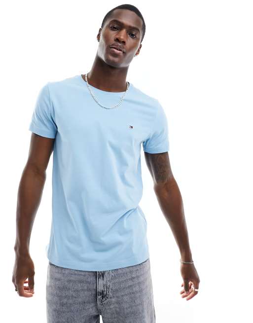 Tommy Hilfiger stretch slim fit t shirt in blue