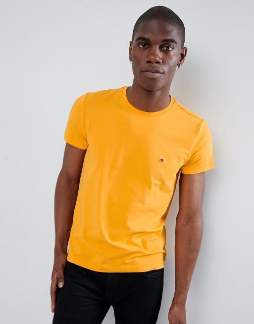 Tee shirt jaune store tommy hilfiger