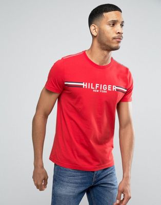 tommy red t shirt