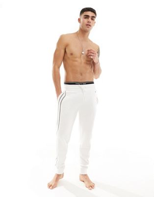 Tommy Hilfiger Stripe Lounge Joggers in White
