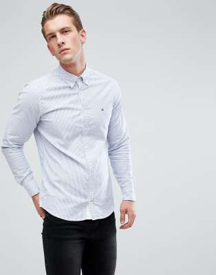 tommy jeans stretch slim fit shirt