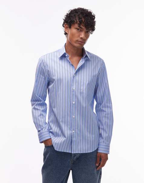 Tommy Hilfiger stripe shirt in blue - view 1