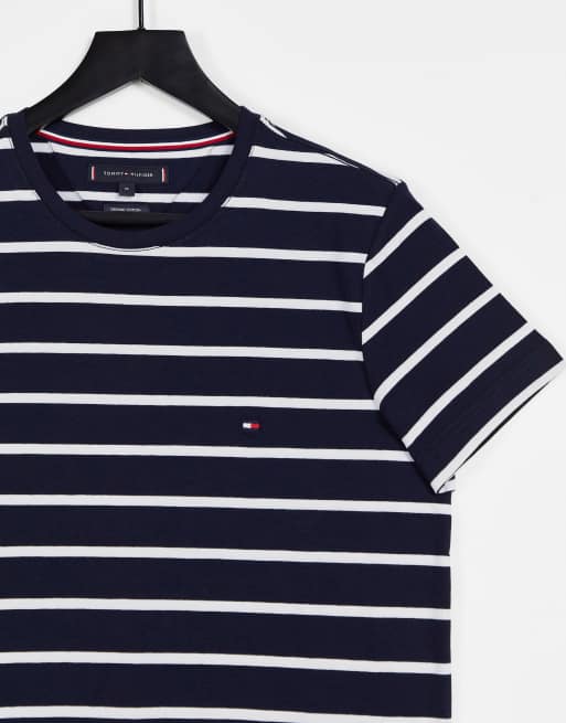 Tommy striped t store shirt