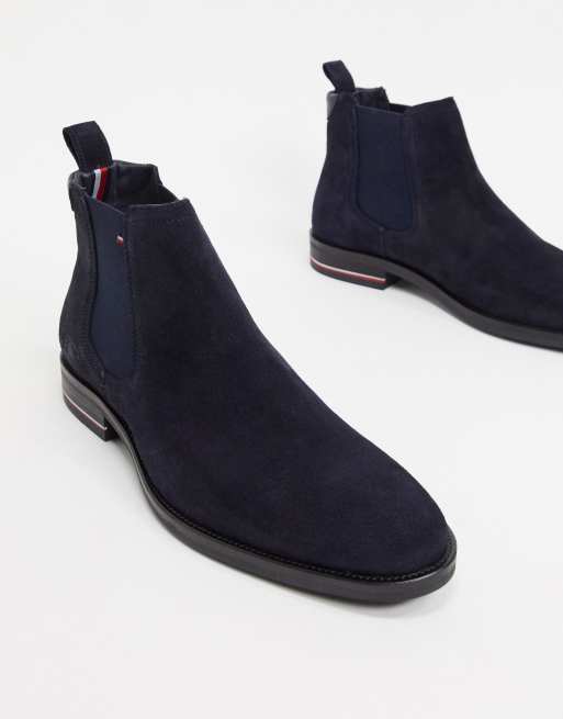 Tommy hilfiger boots deals navy