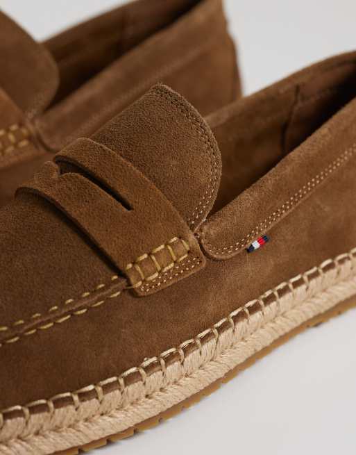 Tommy Hilfiger - Suède espadrilles in lichtbruin, 3 van 4
