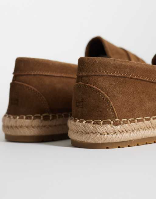 Tommy Hilfiger - Suède espadrilles in lichtbruin, 4 van 4