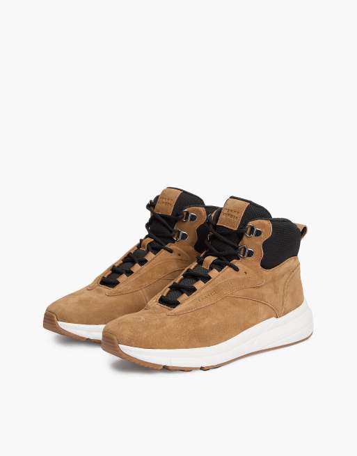Tommy Hilfiger Suede warm lining hybrid chukka boots in brown, 2 of 7