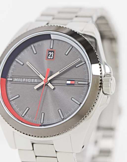 Tommy hilfiger sunray 2025 silver bracelet watch