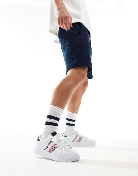 Tommy Hilfiger Supercup leather sneakers in white - view 1