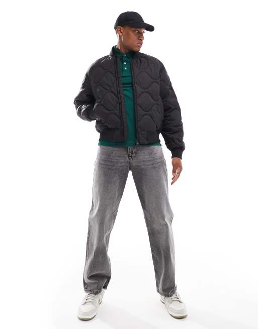 Tommy Hilfiger – Svart kviltad bomberjacka, 4 av 4