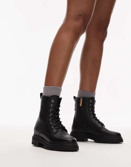 Tommy Hilfiger – Svarta boots med snörning, 2 av 4