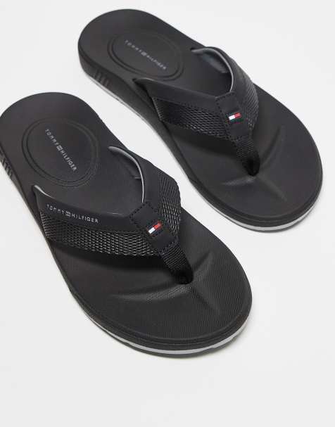 Tommy Hilfiger – Svarta flip flops för stranden - view 1