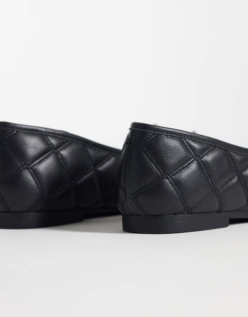 Tommy Hilfiger – Svarta, quiltade ballerinaskor, 4 av 4