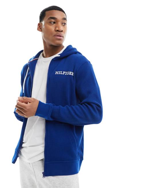Tommy Hilfiger - Sweat à capuche confort - Bleu foncé
