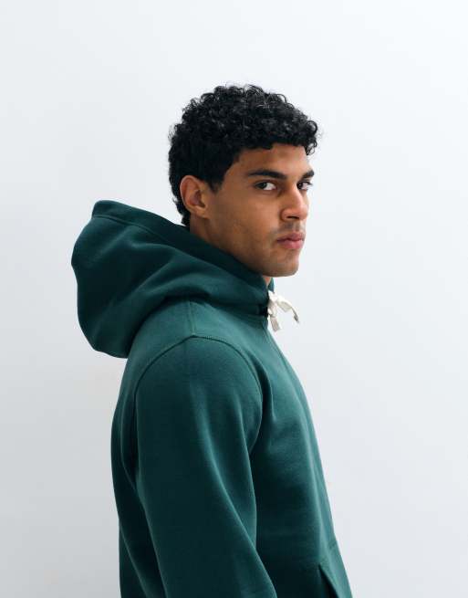 Tommy Hilfiger - Sweat à capuche épais avec logo drapeau - Vert foncé, 4 de 5