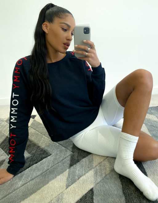 Tommy Hilfiger - Sweat à logo brodé - Bleu marine