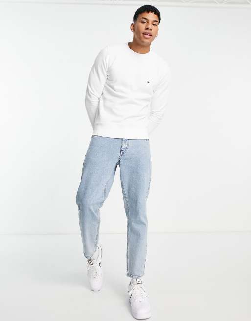 Tommy Hilfiger - Sweat ras de cou avec logo au dos - Blanc, 3 de 4