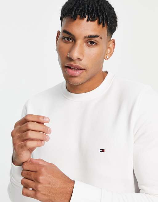 Tommy Hilfiger - Sweat ras de cou avec logo au dos - Blanc, 4 de 4