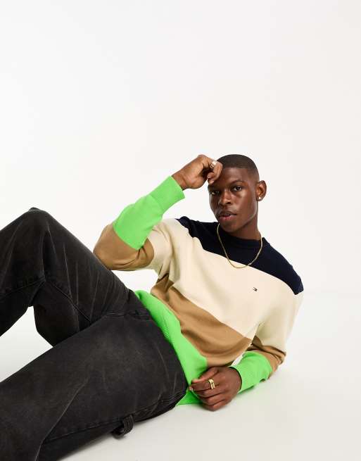 Tommy Hilfiger - Sweat-shirt color block - Multicolore