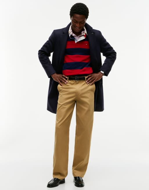 Tommy Hilfiger sweatshirt en jersey à rayures rugby rouge moyen/bleu marine, 2 de 7