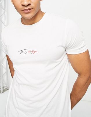 Tommy Hilfiger swim t-shirt in white co-ord