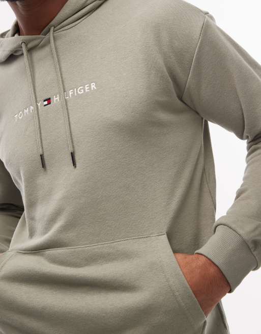 Tommy Hilfiger – Szałwiowa bluza z kapturem i logo, 5 z 5