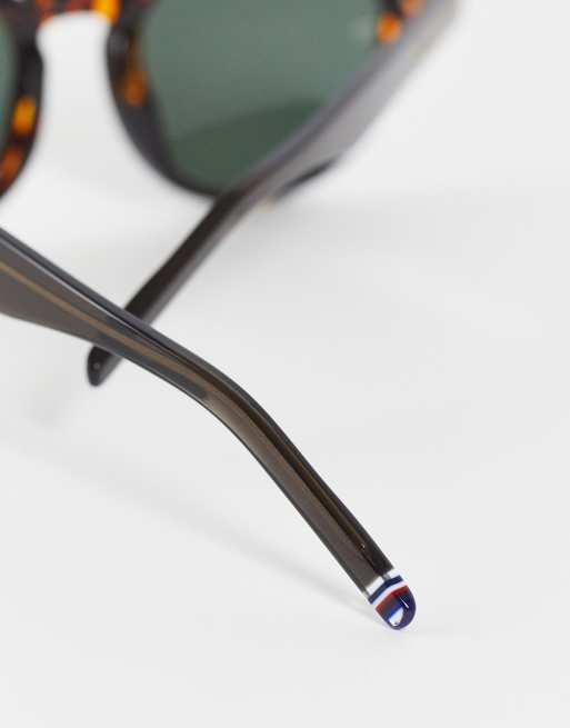 Tommy Hilfiger – Szylkretowe okrągłe okulary przeciwsłoneczne, 4 z 4