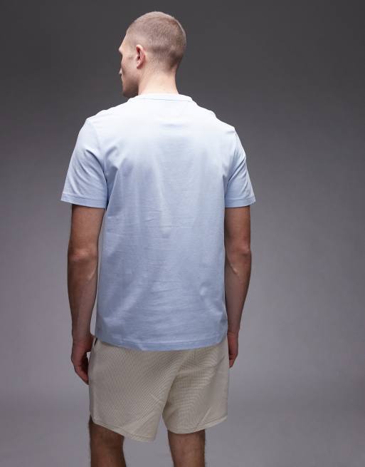 Tommy Hilfiger - T-shirt à logo superposé - Bleu pastel, 3 de 4